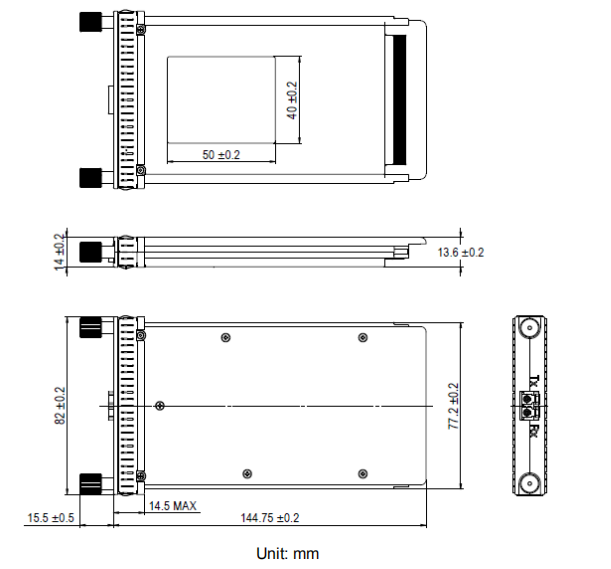 100G CFP DCO Optical Transponder FTC1 HG xx DCO